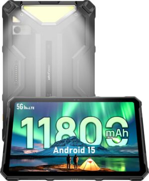 Ulefone Armor Pad 4 Ultra 5G Dayanıklı Tablet, 16 GB + 256 GB/2 TB Genişletilebilir Android 15, 10,36 inç 2K Corning Ekran, IP68/69K, 11800 mAh (33 W), 10 W Yerleştirme Şarjı, 50 MP + 32 MP, 1100 LM LED Işık, NFC, Çift 5G